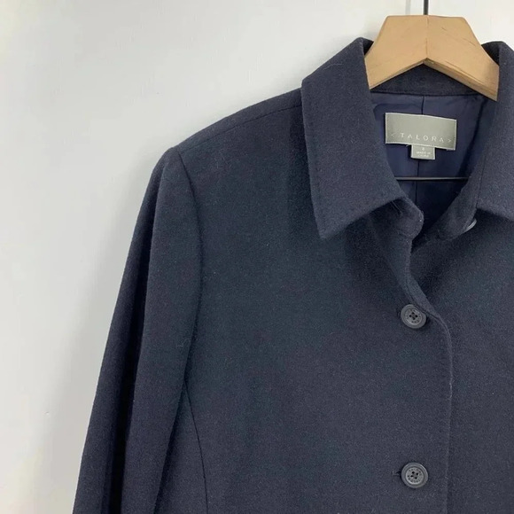 Talora Women's Wool/Angora Rabbit Hair Blend Pea Coat Blazer Size 8‎ - Picture 3 of 8